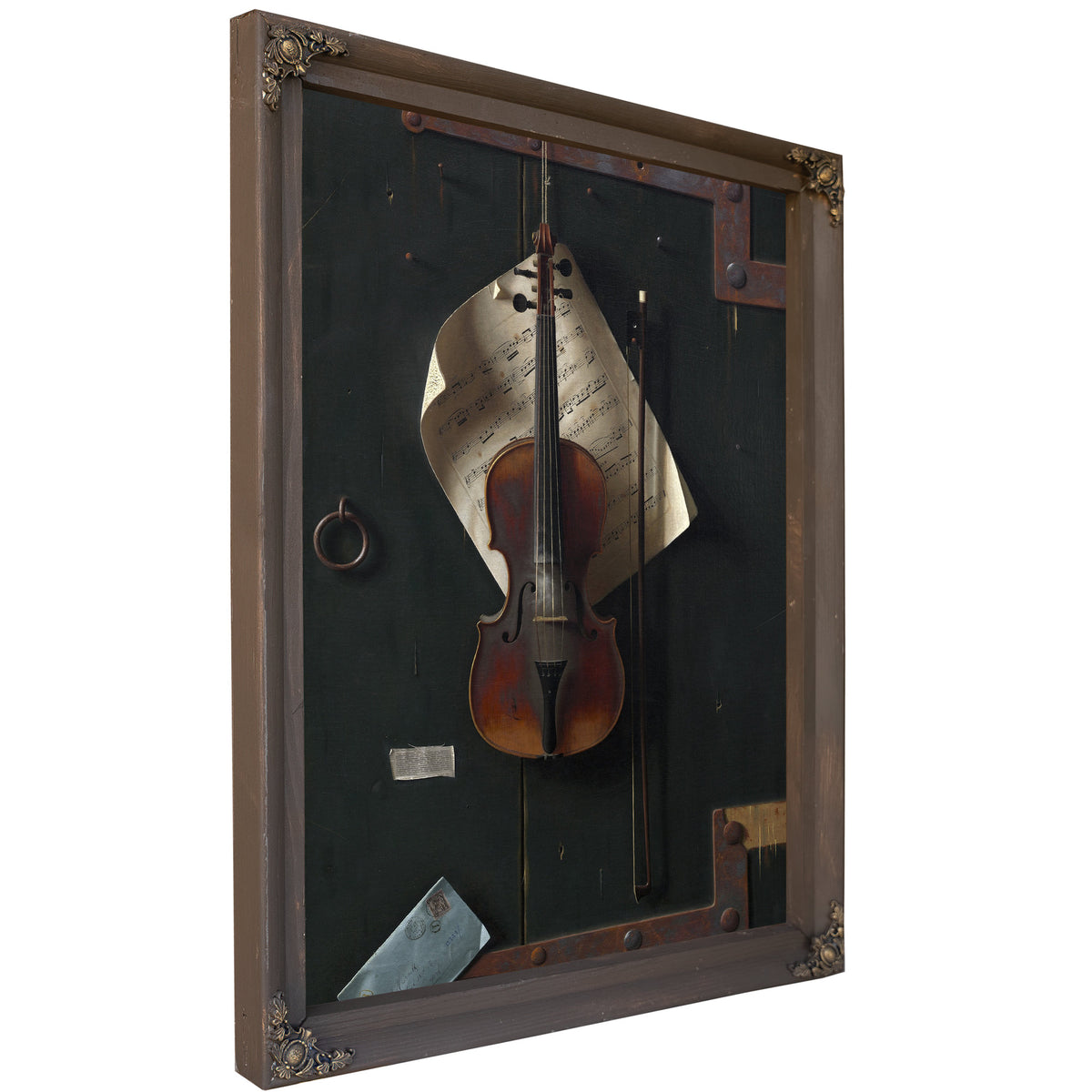 The Old Violin By Michael Harnett
