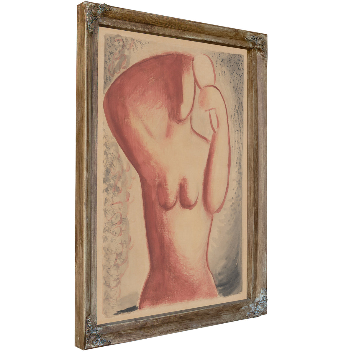 Combing Woman a Mirror 1931 By Mikulas Galanda