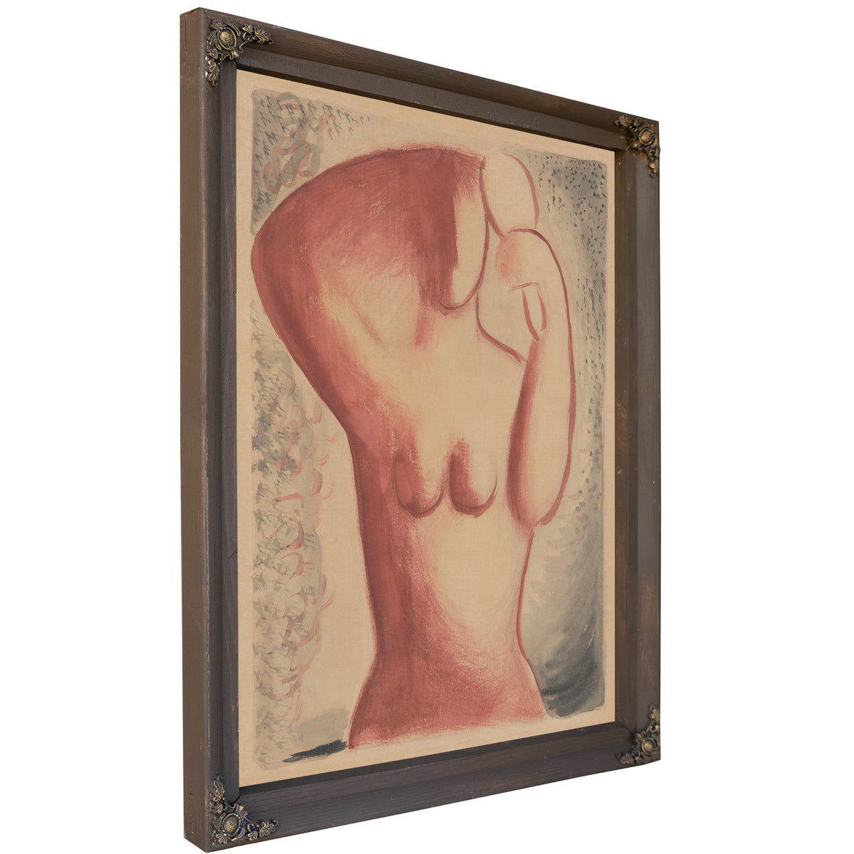 Combing Woman a Mirror 1931 By Mikulas Galanda