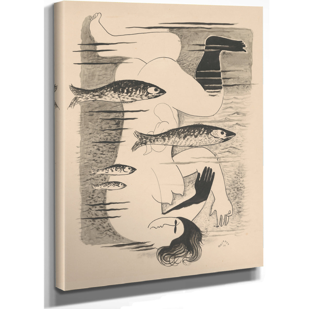 Drowned 1929 By Mikulas Galanda