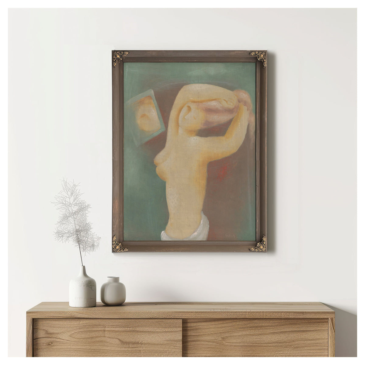Facing Mirror 1933 By Mikulas Galanda