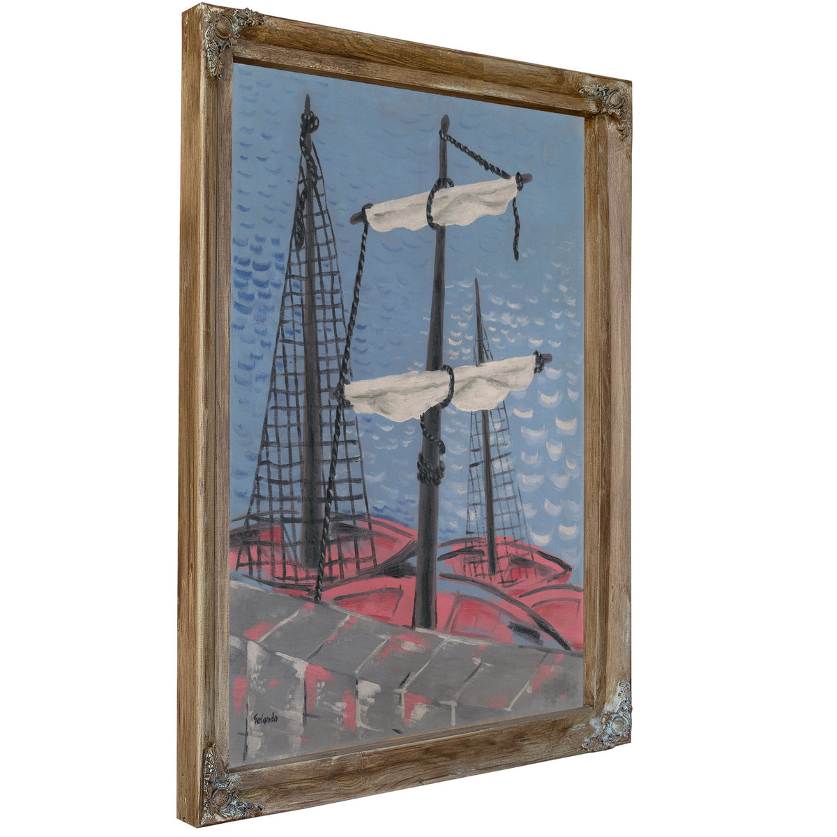 Fishing Boats 1932 By Mikulas Galanda