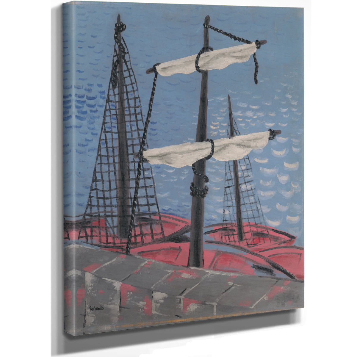 Fishing Boats 1932 By Mikulas Galanda