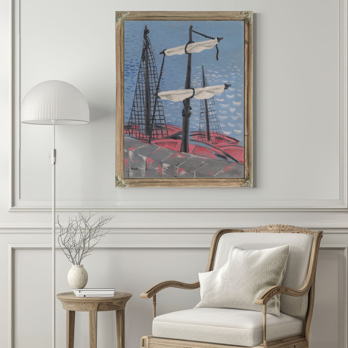 Fishing Boats 1932 By Mikulas Galanda