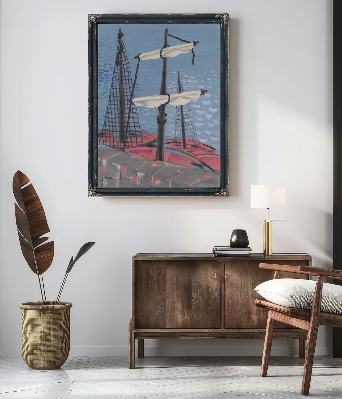 Fishing Boats 1932 By Mikulas Galanda