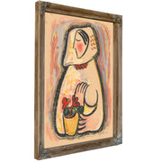 Girl a Basket Flowers 1937 1938 By Mikulas Galanda