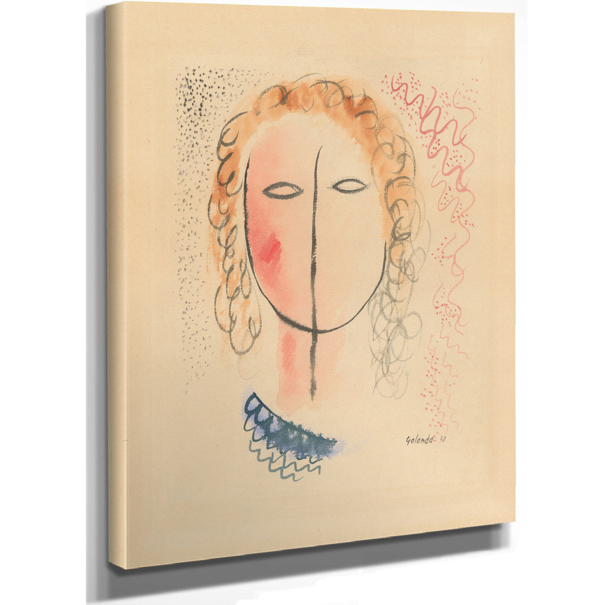 Girls Head 1930 By Mikulas Galanda