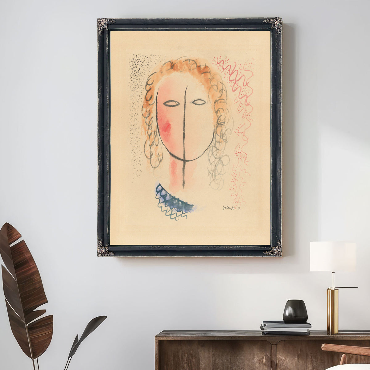 Girls Head 1930 By Mikulas Galanda