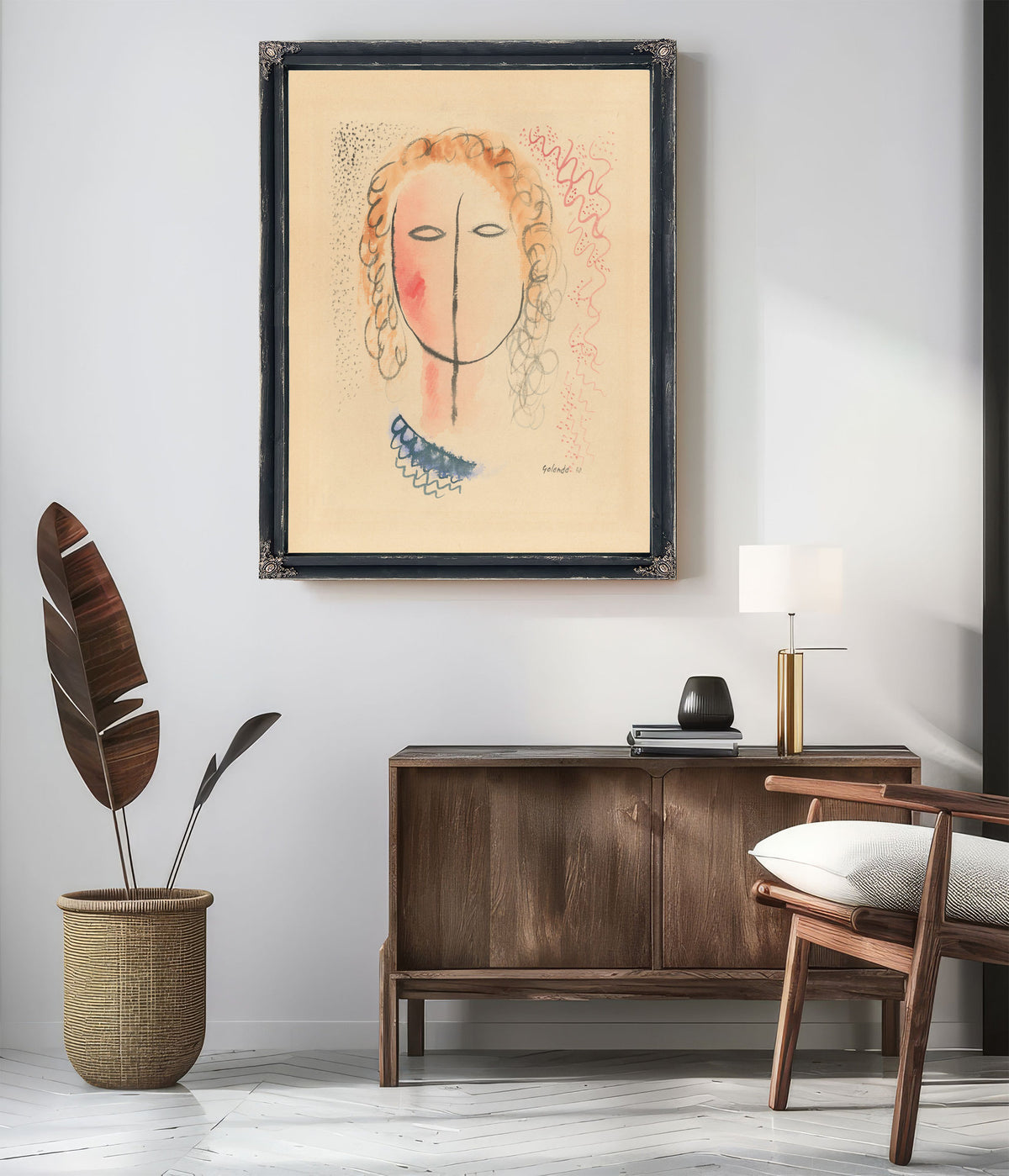 Girls Head 1930 By Mikulas Galanda