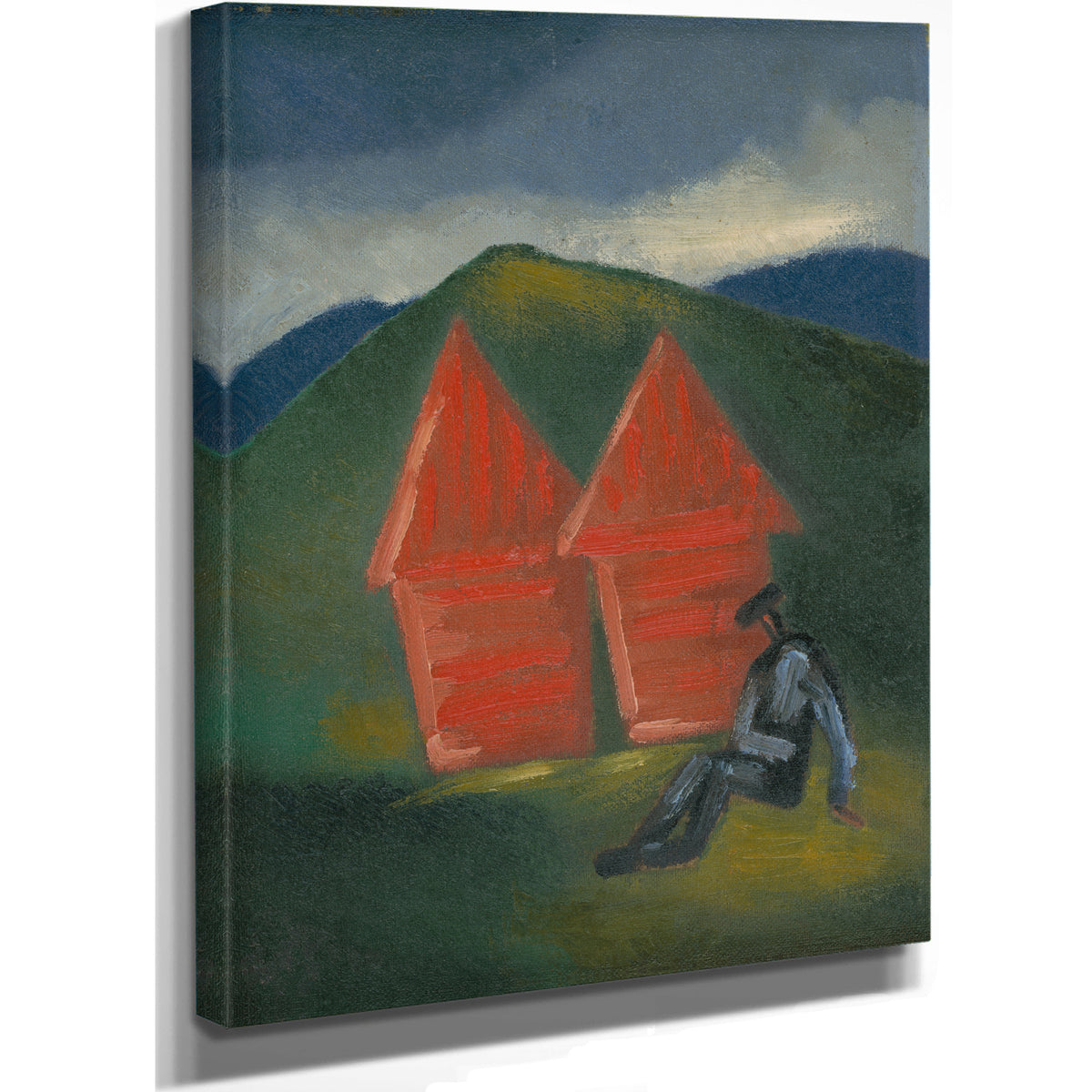 Hay Barns 1933 By Mikulas Galanda