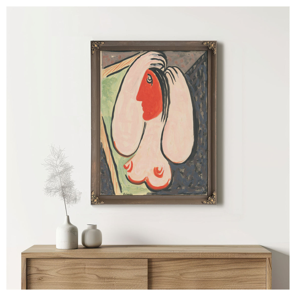 In Front a Mirror 1937 1938 By Mikulas Galanda