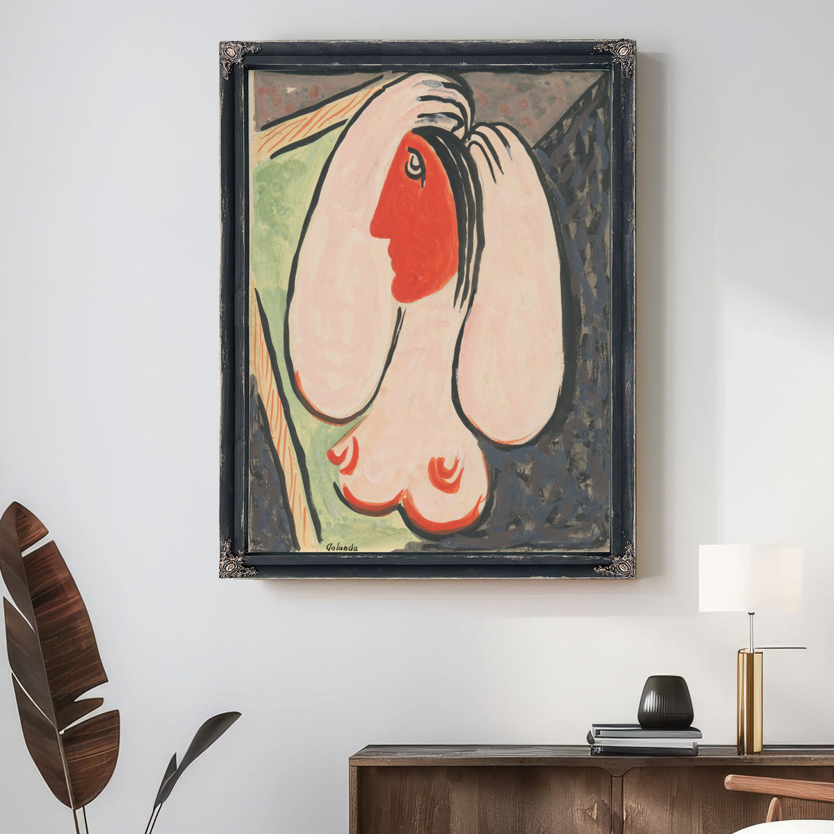 In Front a Mirror 1937 1938 By Mikulas Galanda