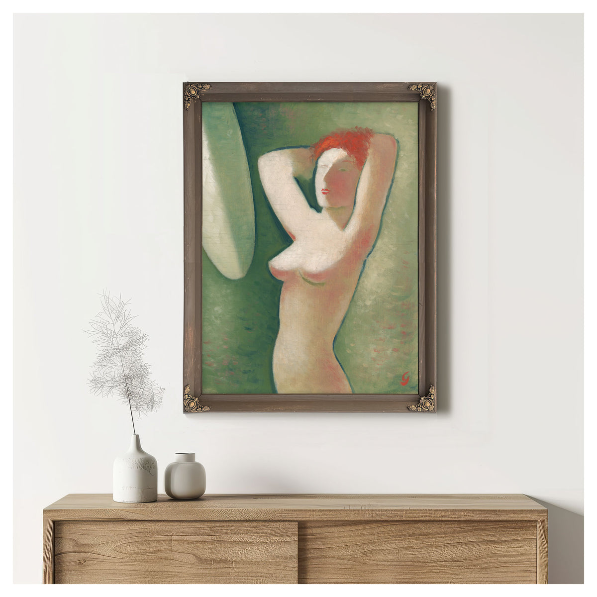 In Front the Mirror 1936 By Mikulas Galanda