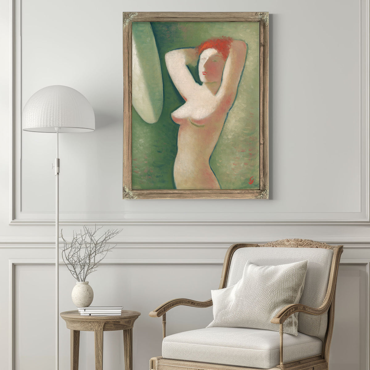 In Front the Mirror 1936 By Mikulas Galanda