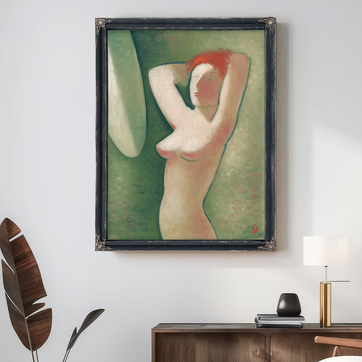 In Front the Mirror 1936 By Mikulas Galanda