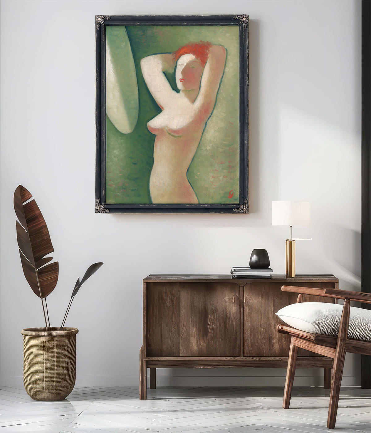 In Front the Mirror 1936 By Mikulas Galanda