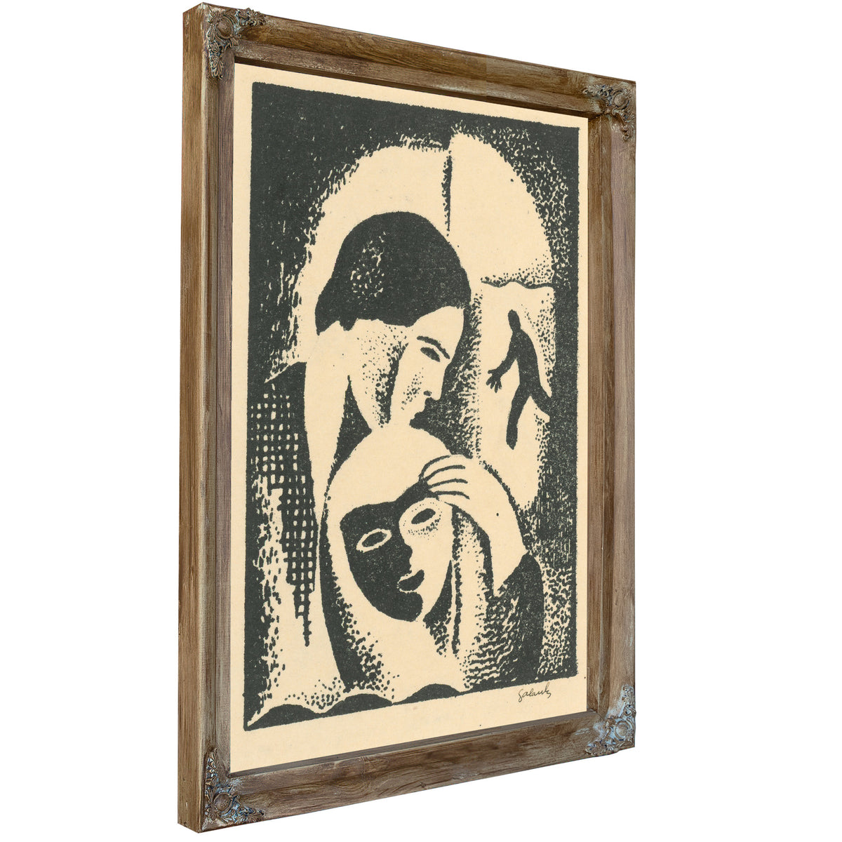 Lovers 1924 By Mikulas Galanda