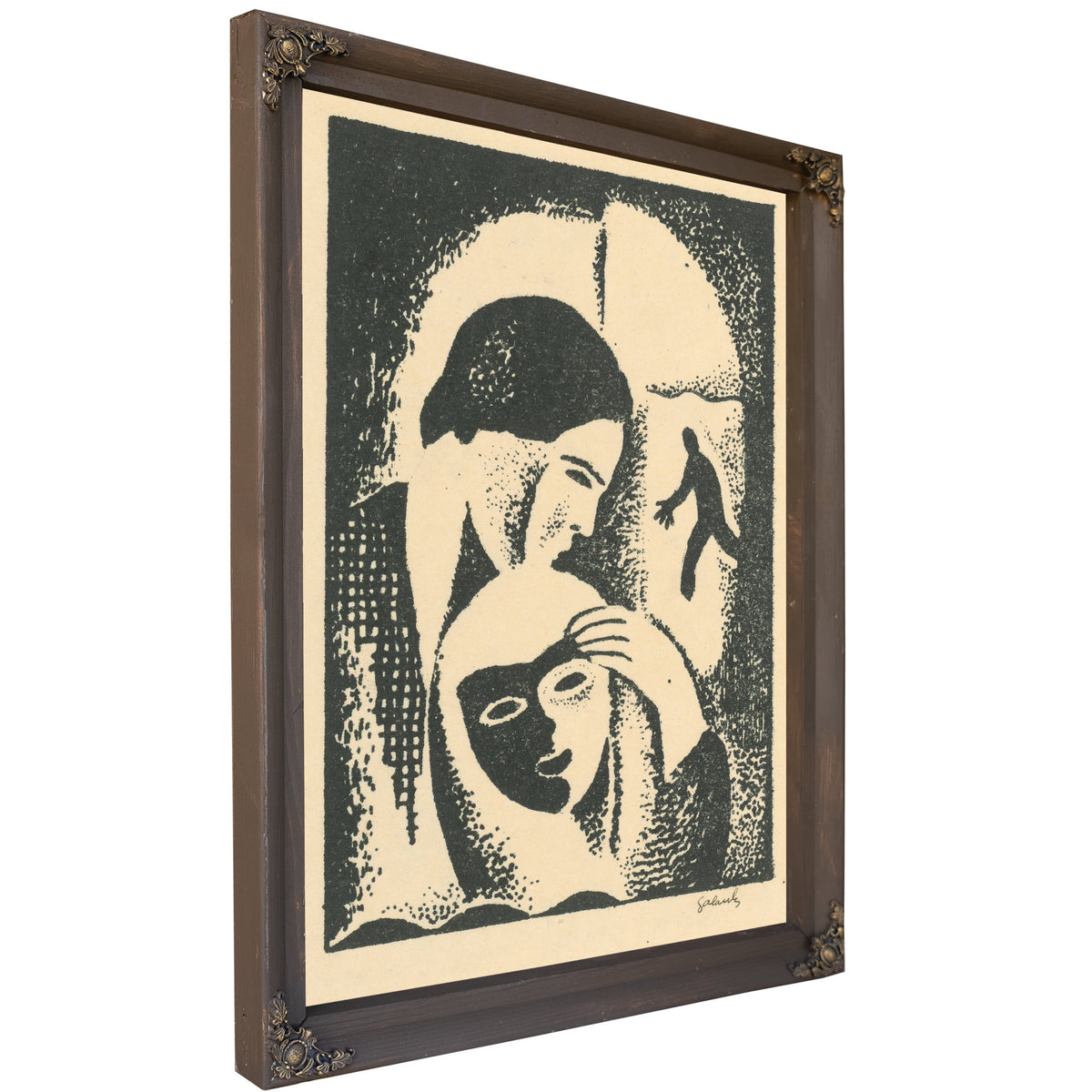 Lovers 1924 By Mikulas Galanda
