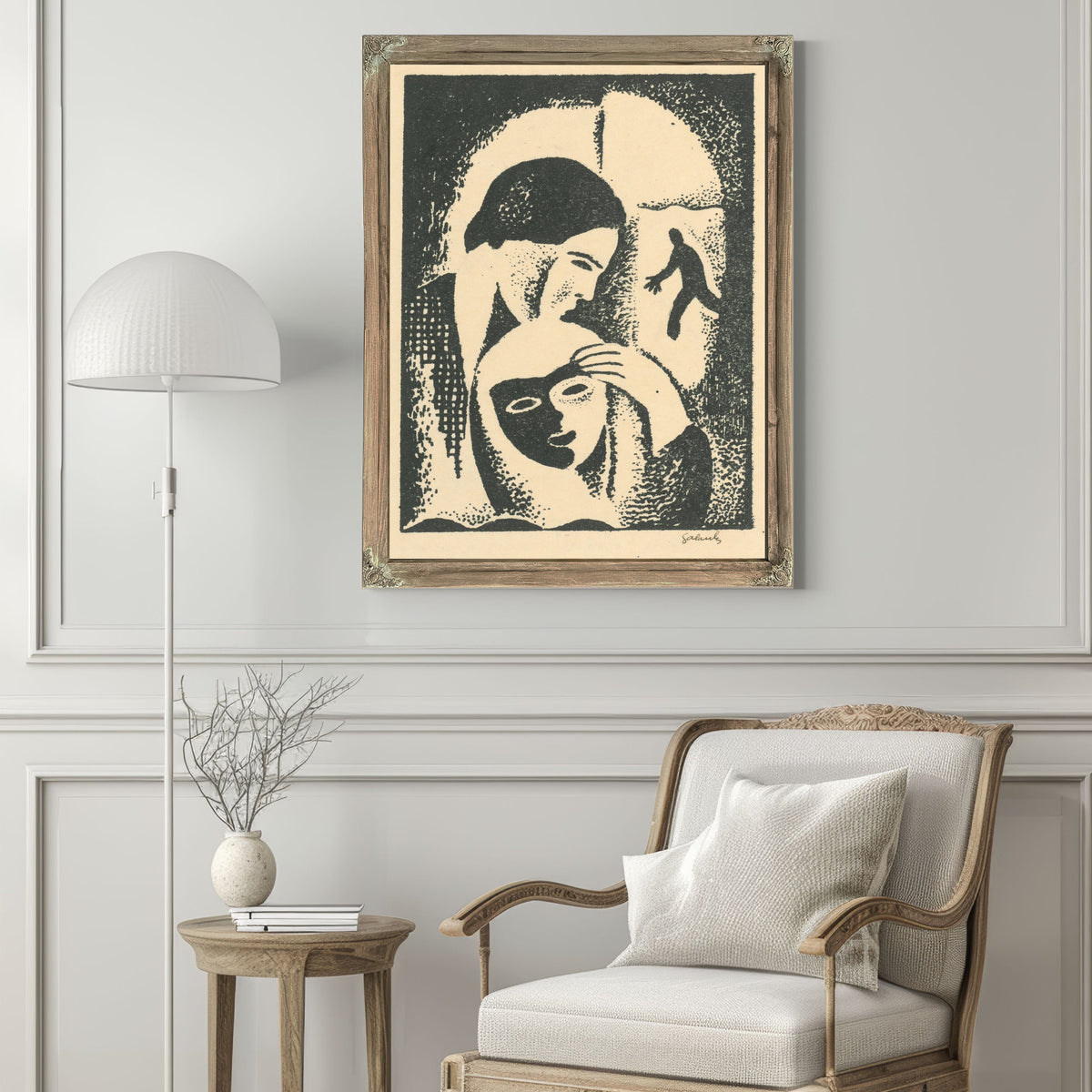 Lovers 1924 By Mikulas Galanda