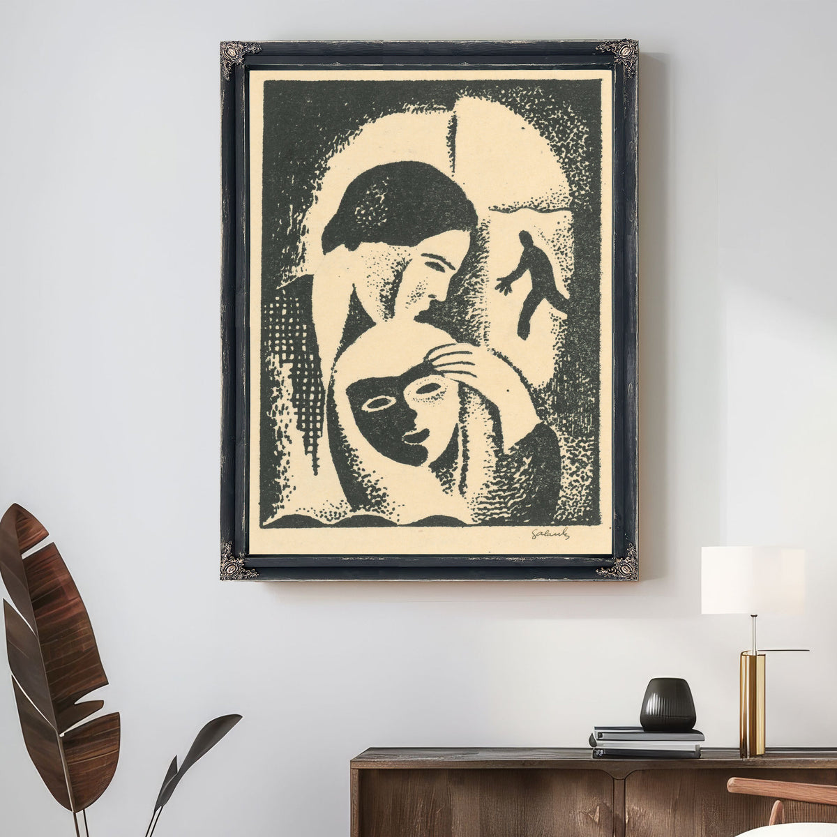 Lovers 1924 By Mikulas Galanda