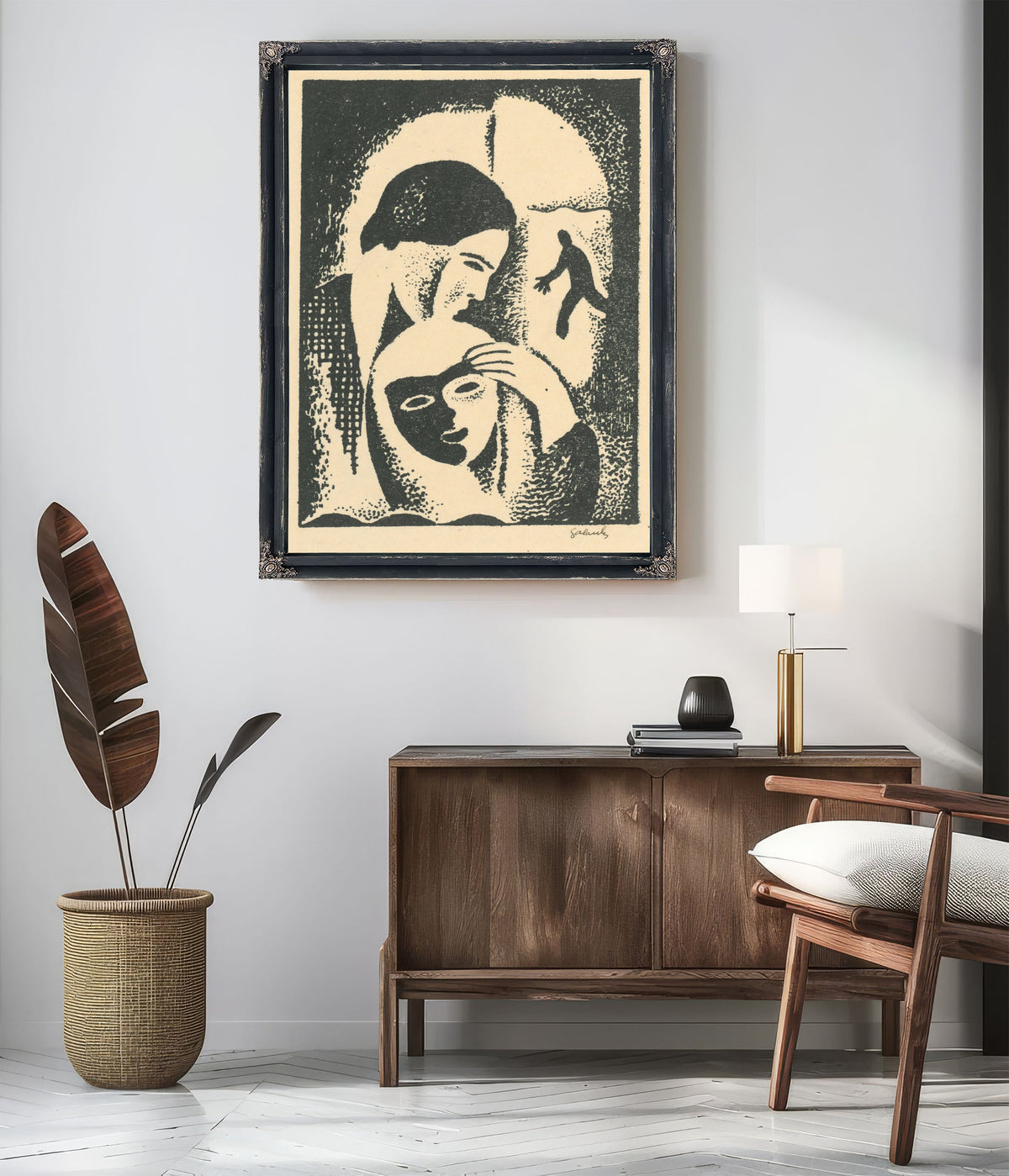 Lovers 1924 By Mikulas Galanda