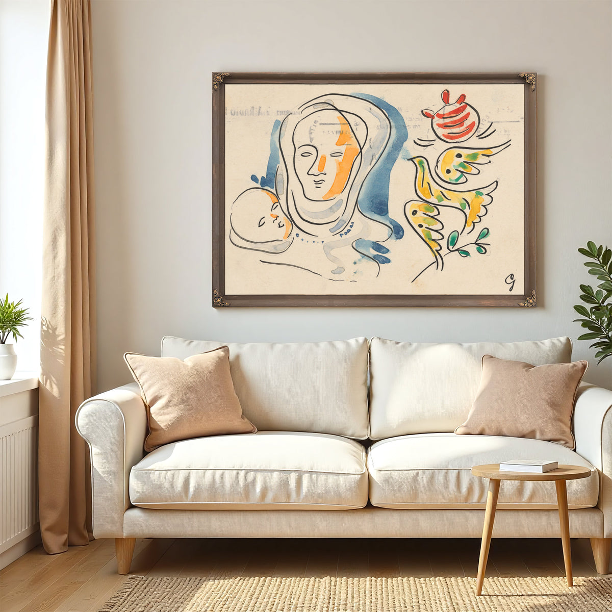 Mother Baby Dove 19361937 By Mikulas Galanda