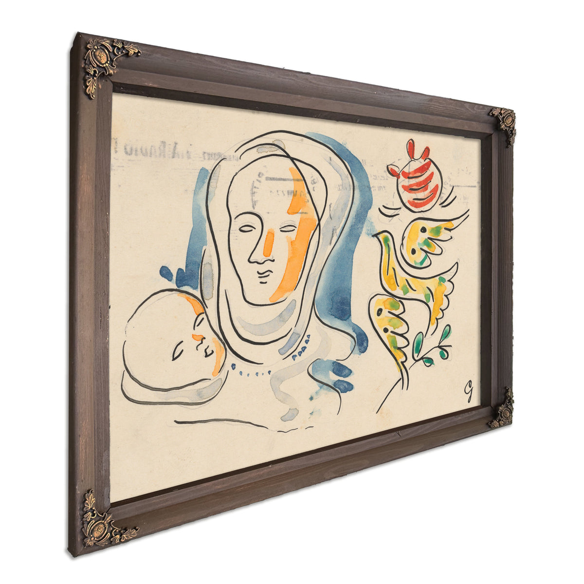 Mother Baby Dove 19361937 By Mikulas Galanda