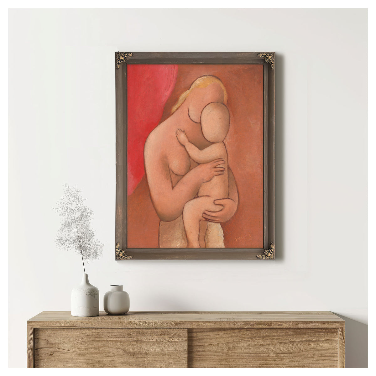 Mother Child 1934 By Mikulas Galanda