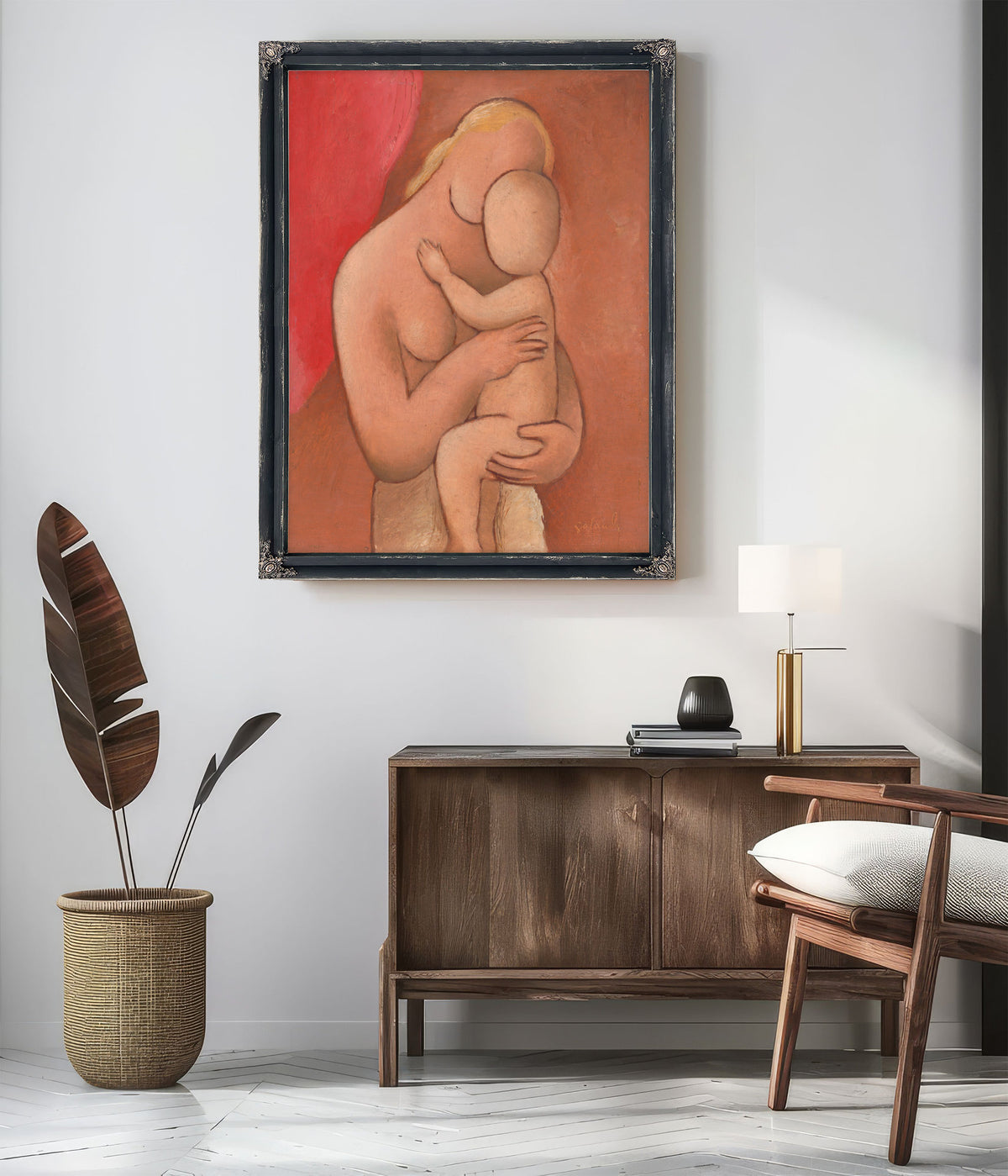 Mother Child 1934 By Mikulas Galanda