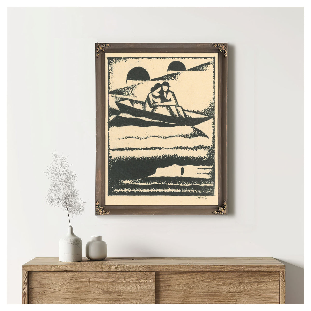 On River 1924 By Mikulas Galanda