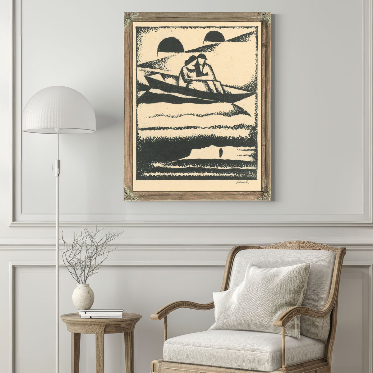 On River 1924 By Mikulas Galanda