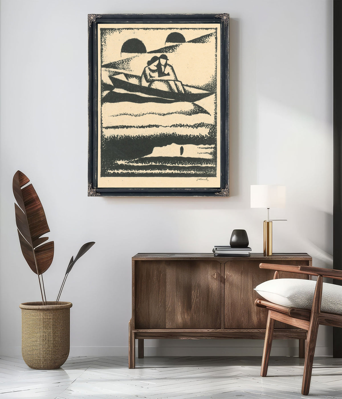 On River 1924 By Mikulas Galanda