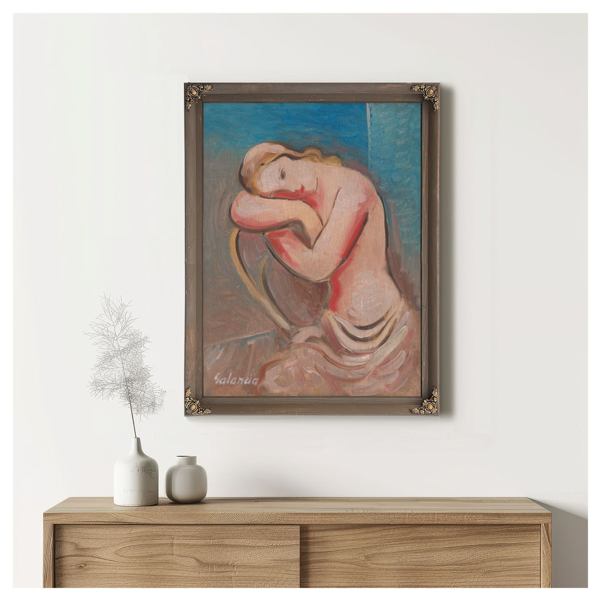 Seated Model 19361937 By Mikulas Galanda