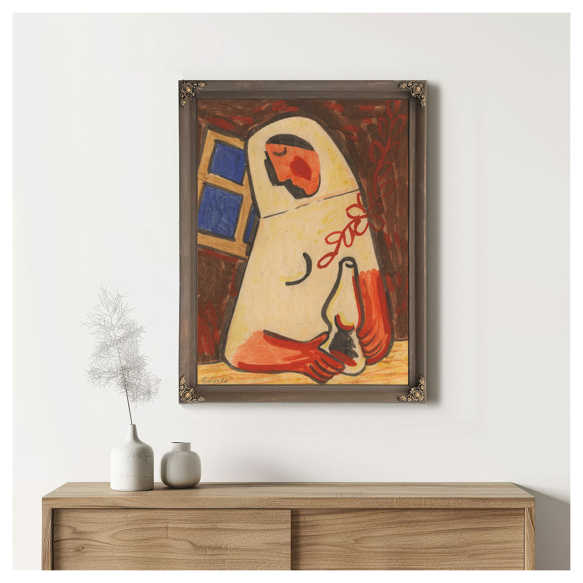 Sitting Woman 1938 By Mikulas Galanda