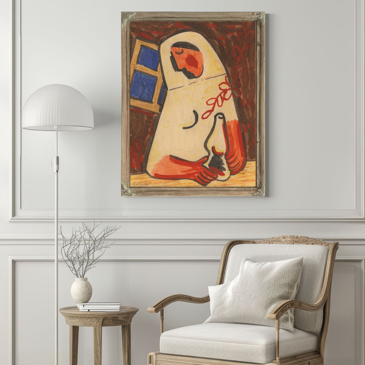 Sitting Woman 1938 By Mikulas Galanda