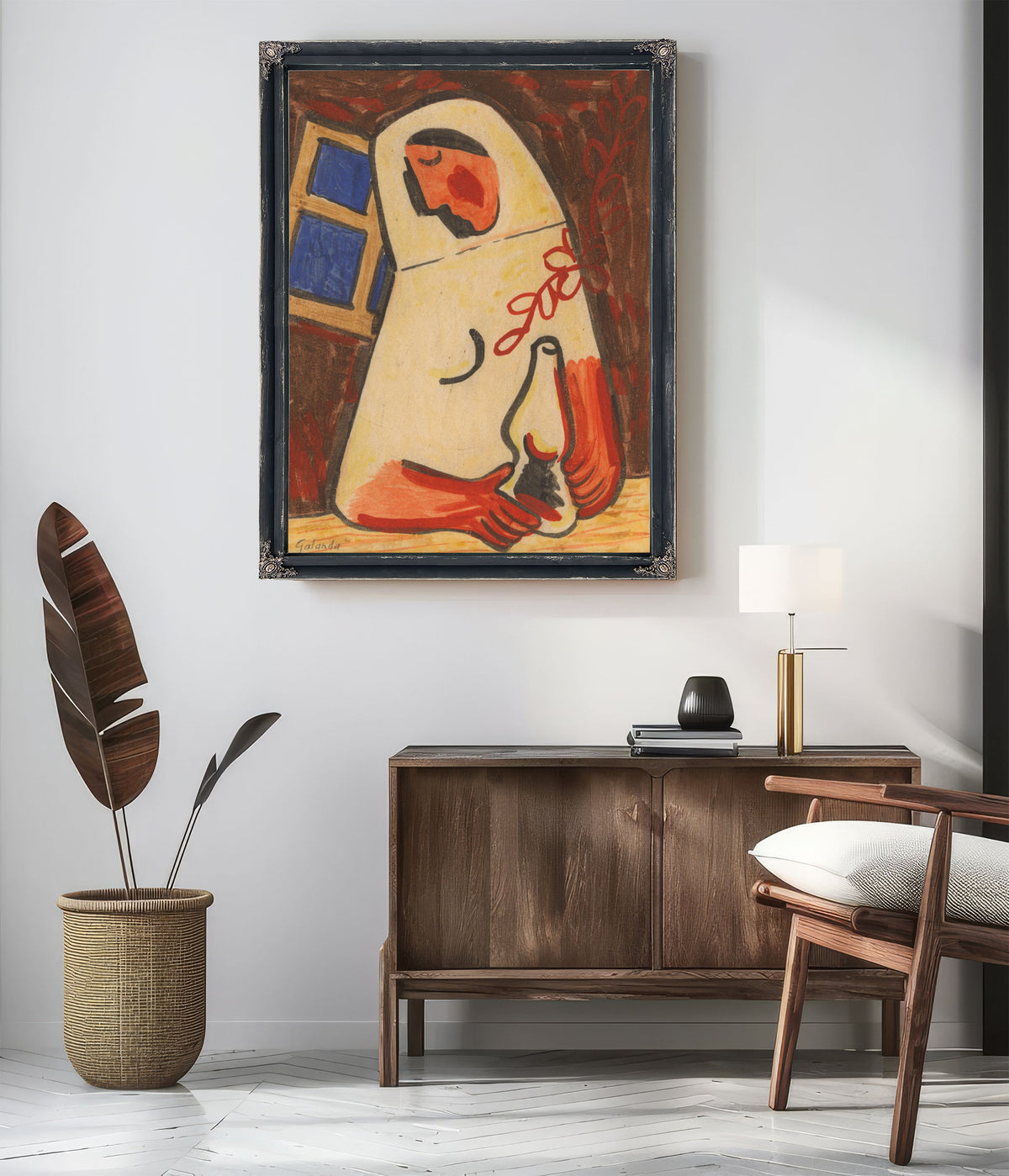 Sitting Woman 1938 By Mikulas Galanda