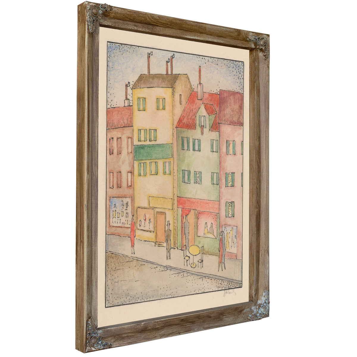 Street a Pastry Shop 1926 1928 By Mikulas Galanda