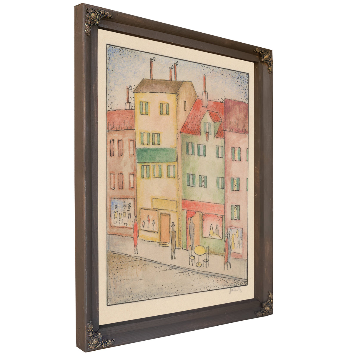 Street a Pastry Shop 1926 1928 By Mikulas Galanda