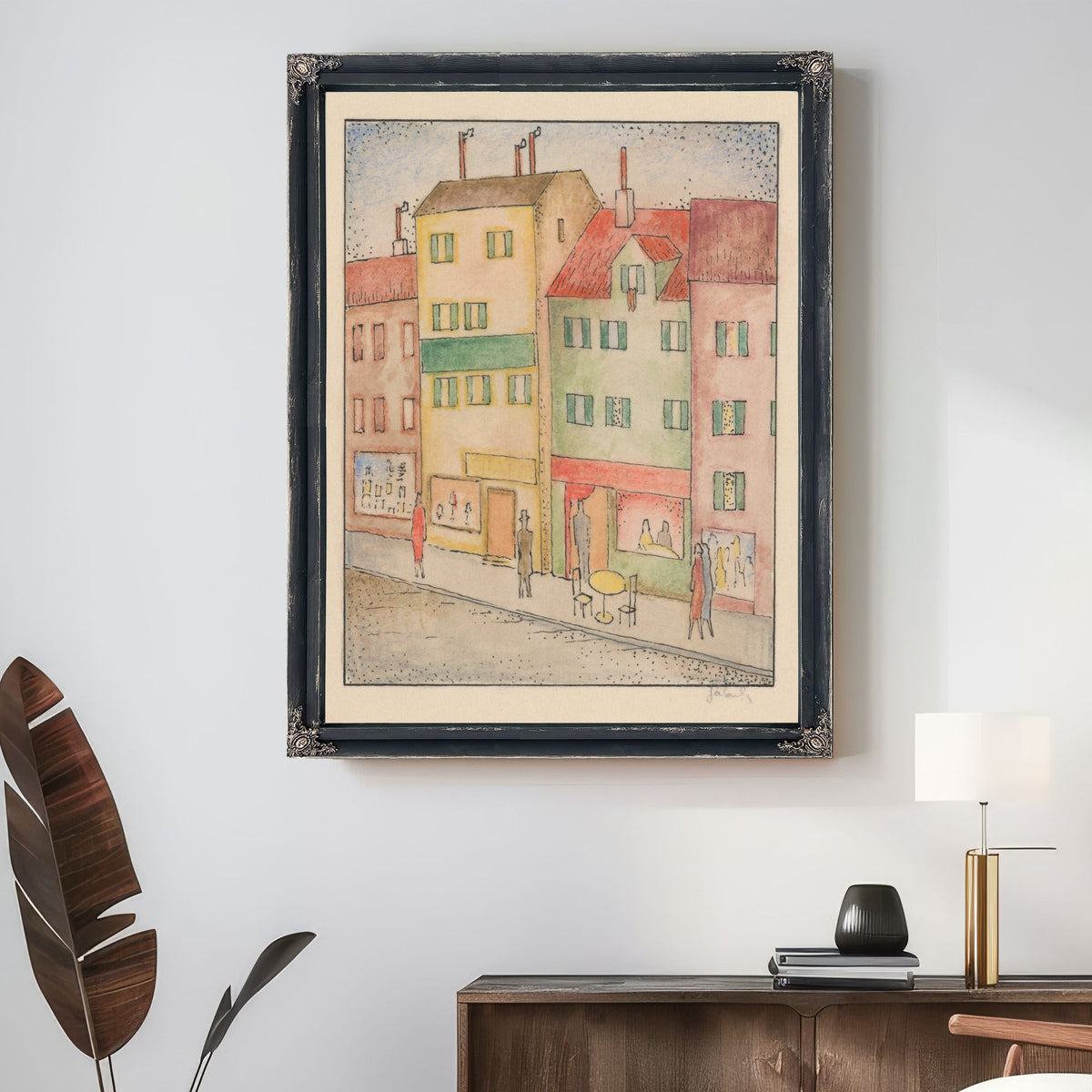 Street a Pastry Shop 1926 1928 By Mikulas Galanda