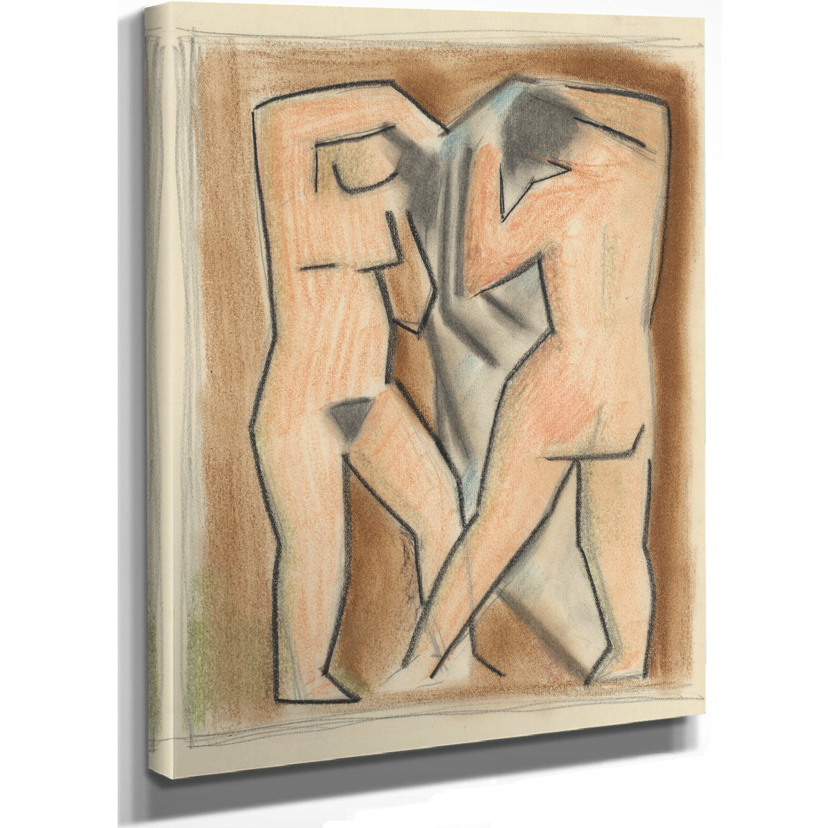 Two Women After Bath 1932 By Mikulas Galanda