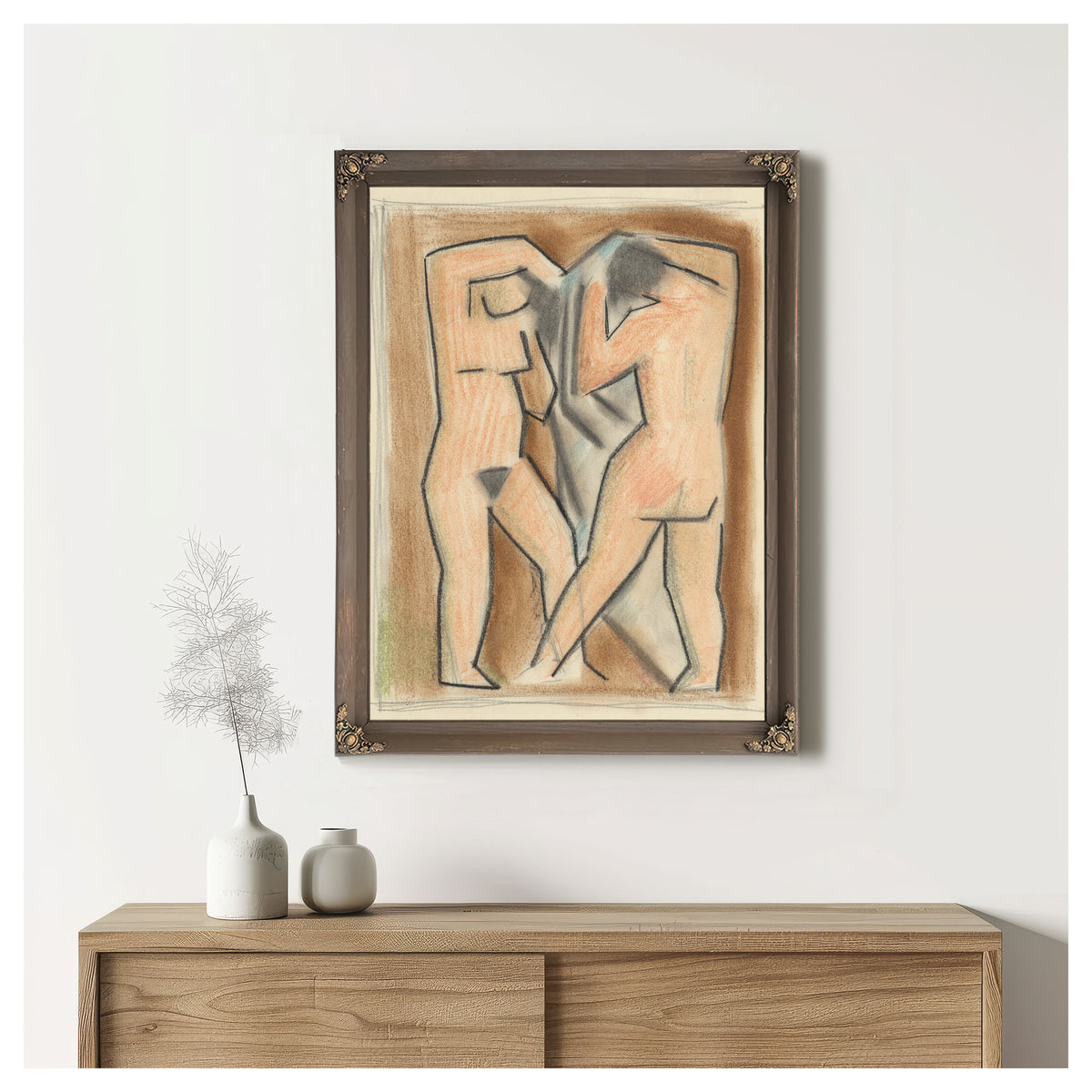 Two Women After Bath 1932 By Mikulas Galanda