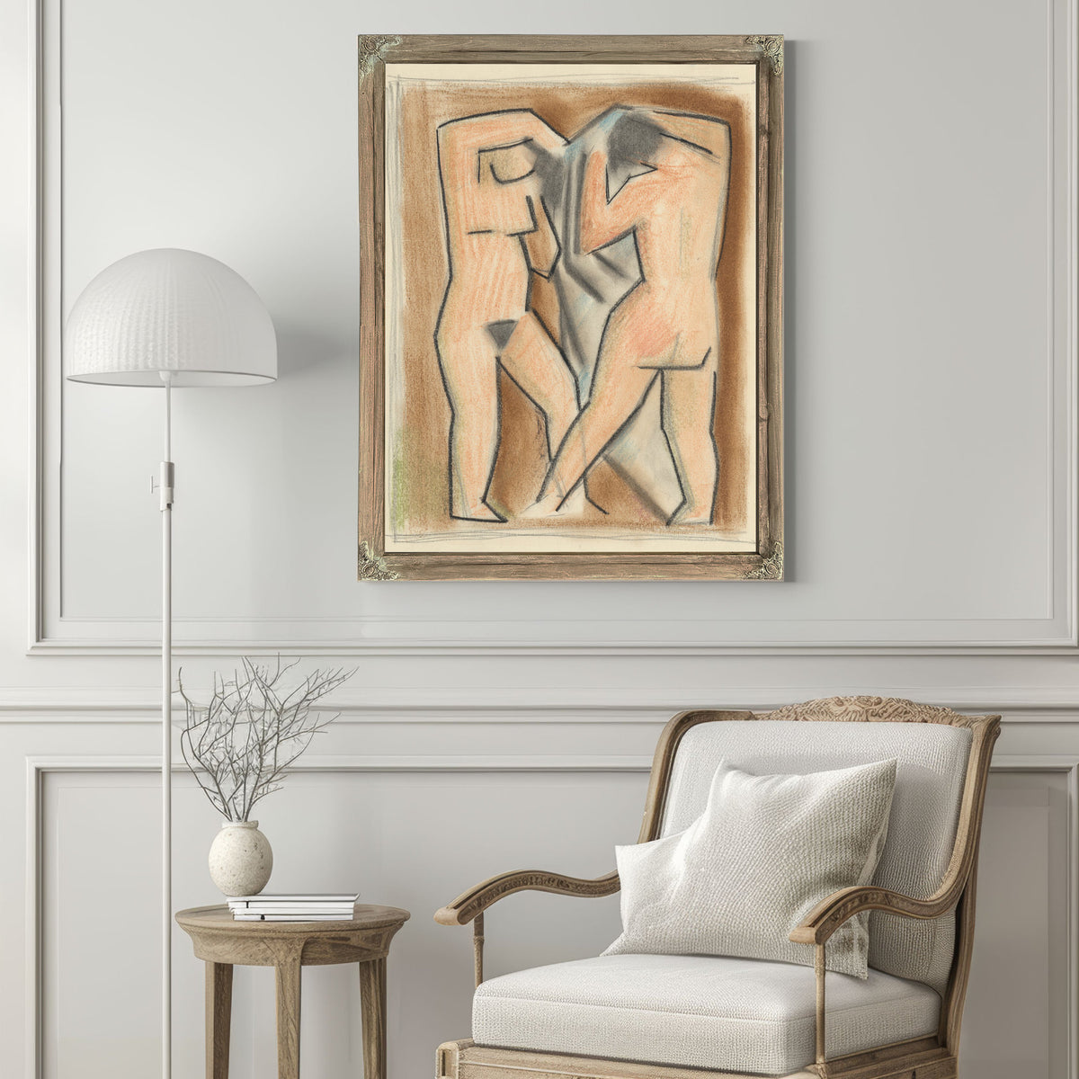 Two Women After Bath 1932 By Mikulas Galanda