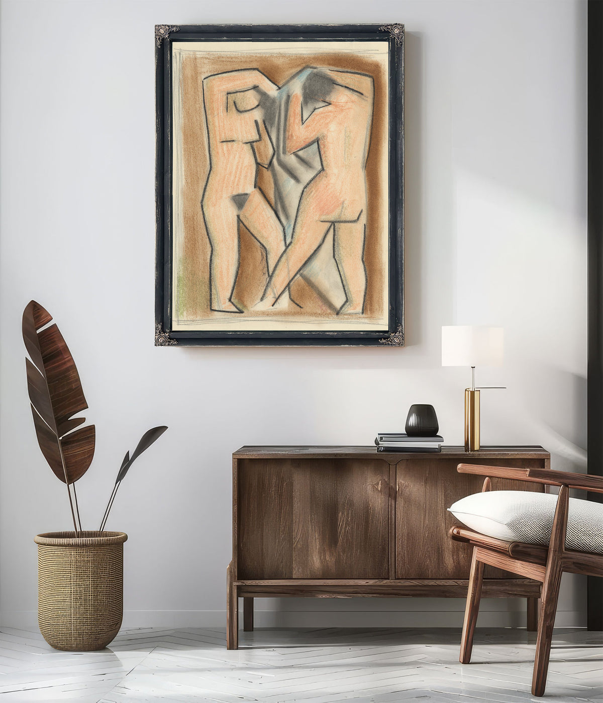 Two Women After Bath 1932 By Mikulas Galanda
