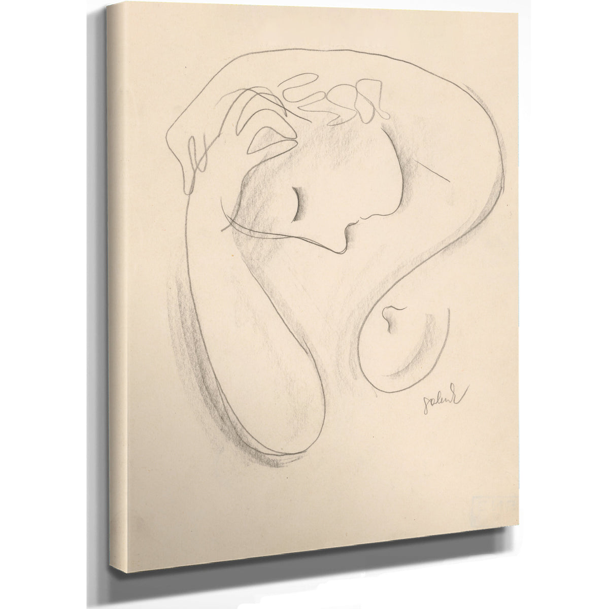 Womans Head 1937 By Mikulas Galanda