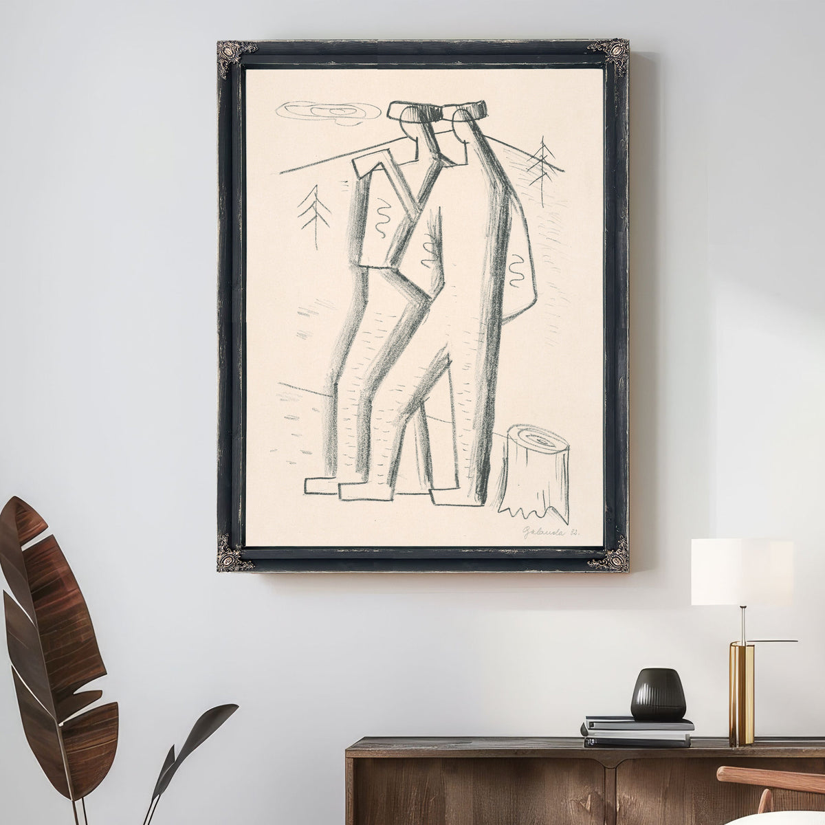 Woodcutters 1932 By Mikulas Galanda