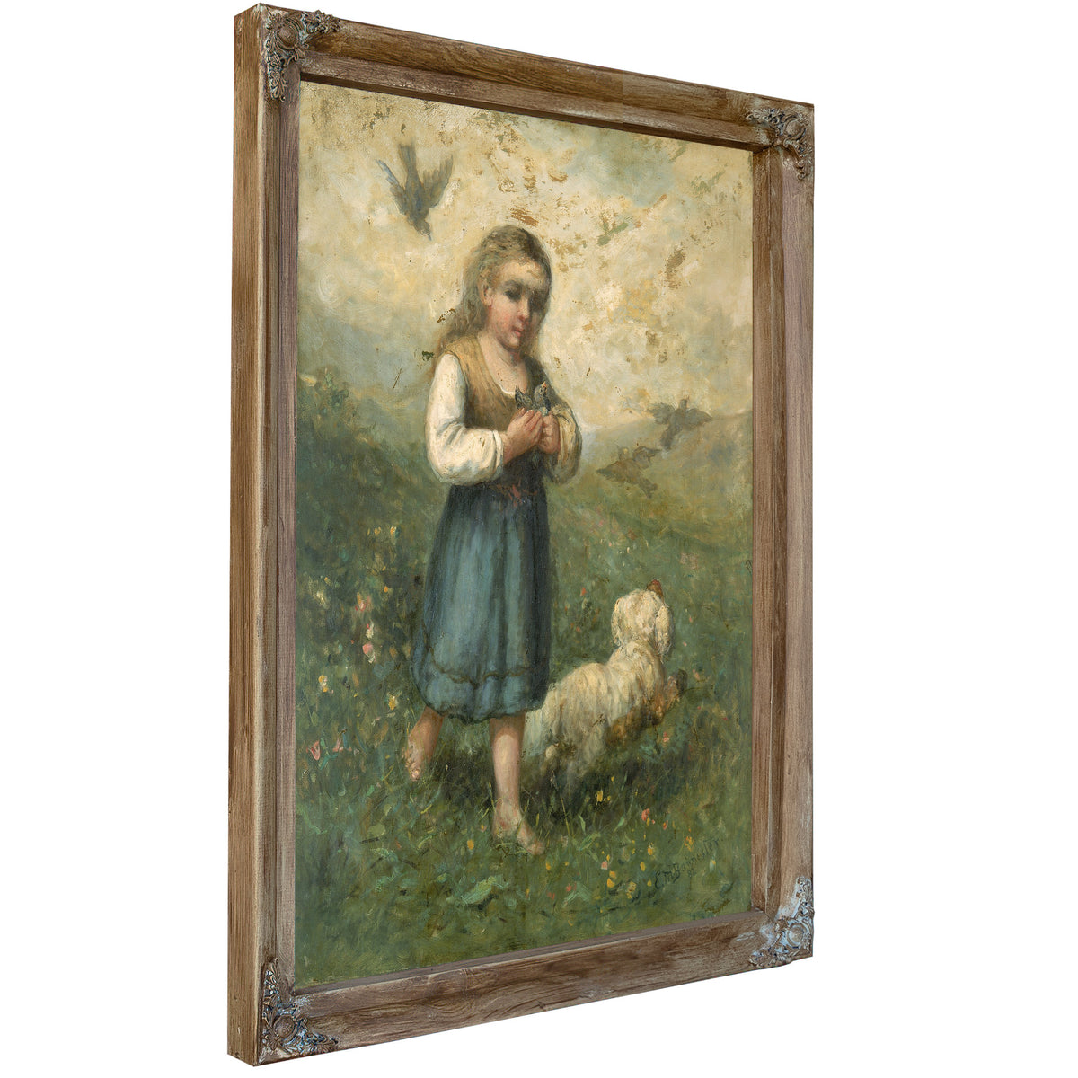 Child Birds Dog By Mitchell Bannister