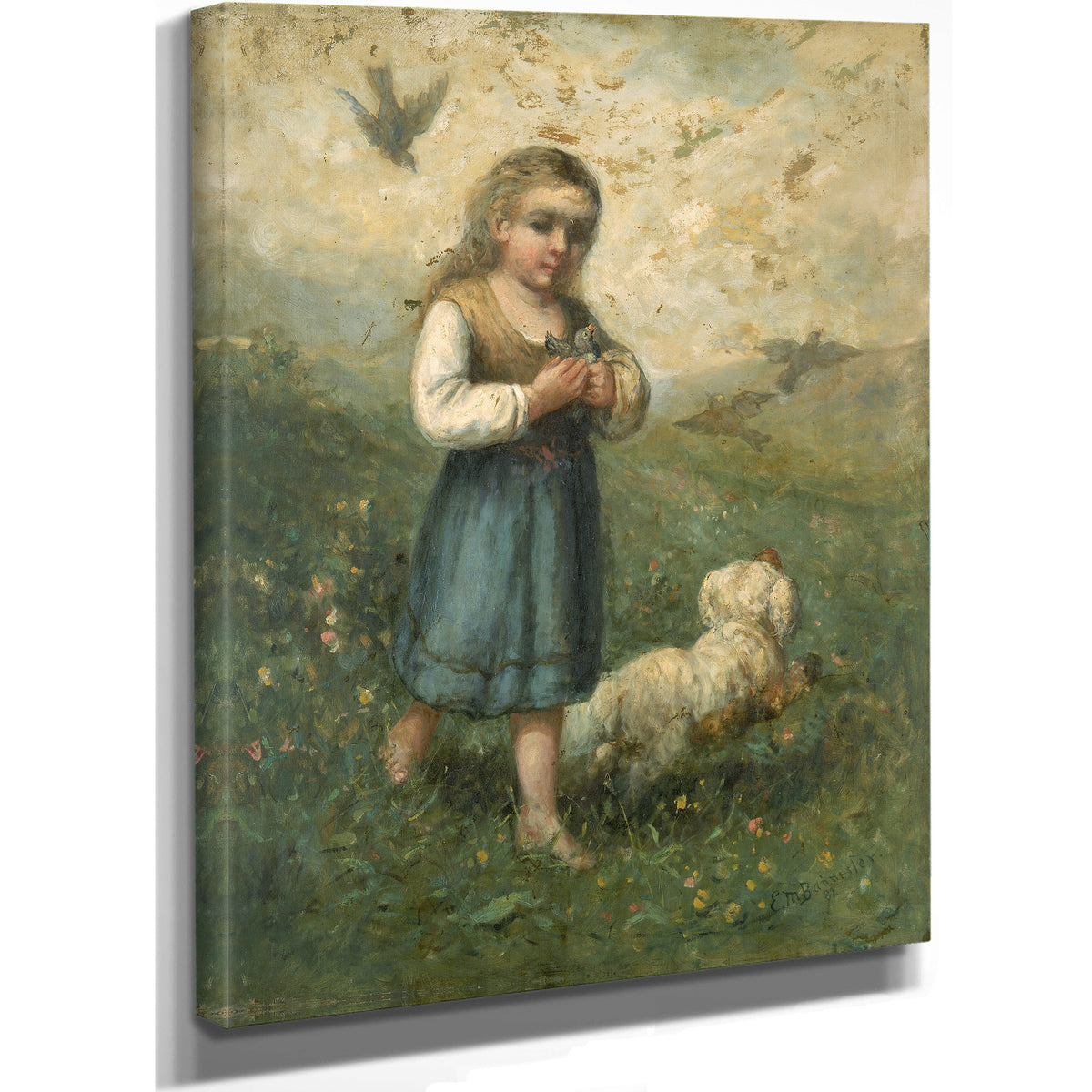 Child Birds Dog By Mitchell Bannister