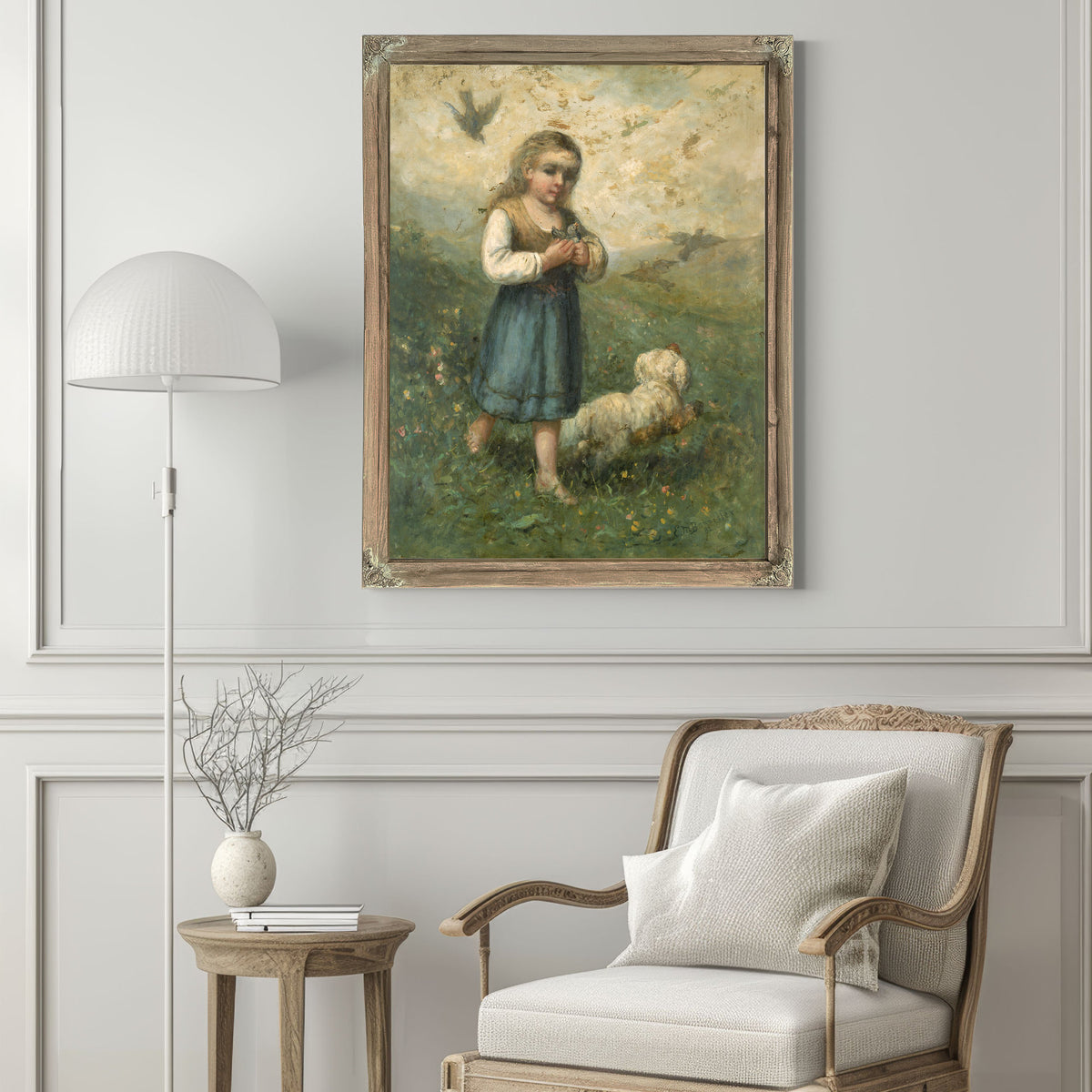 Child Birds Dog By Mitchell Bannister