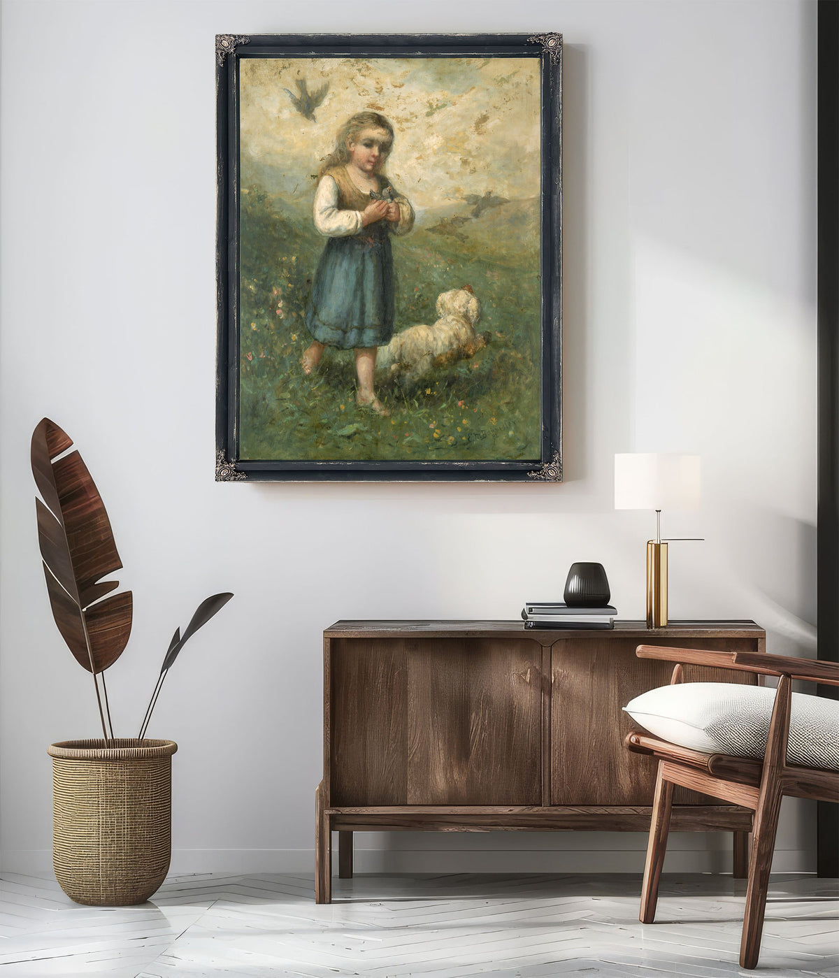 Child Birds Dog By Mitchell Bannister