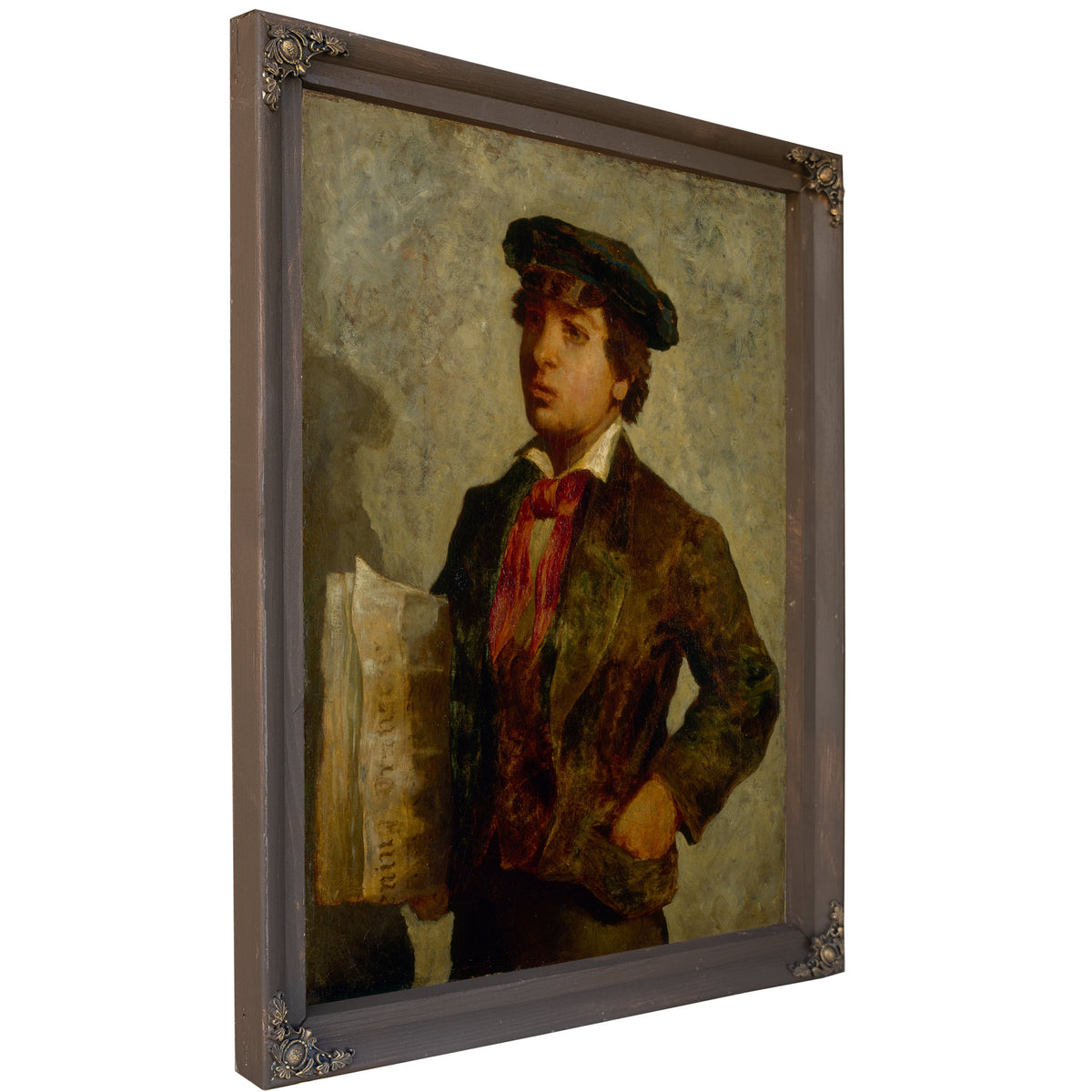 Newspaper Boy By Mitchell Bannister